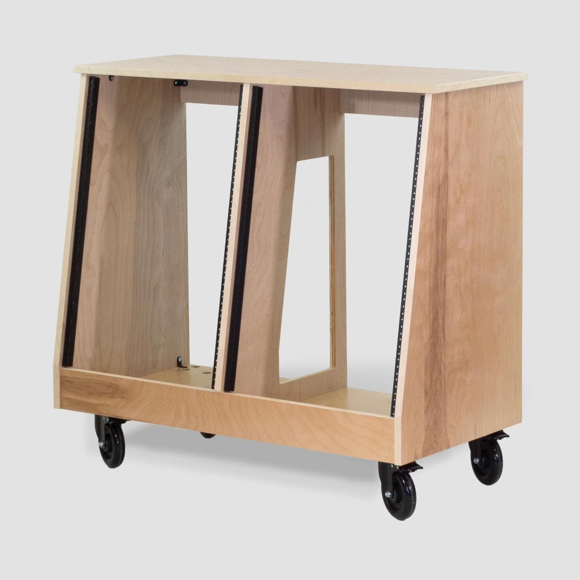 cartonode engineering ハークサイズスタジオラック FRP製 Dual Slanted Studio Rack (20U-40U) — Gear Hive Studio Racks